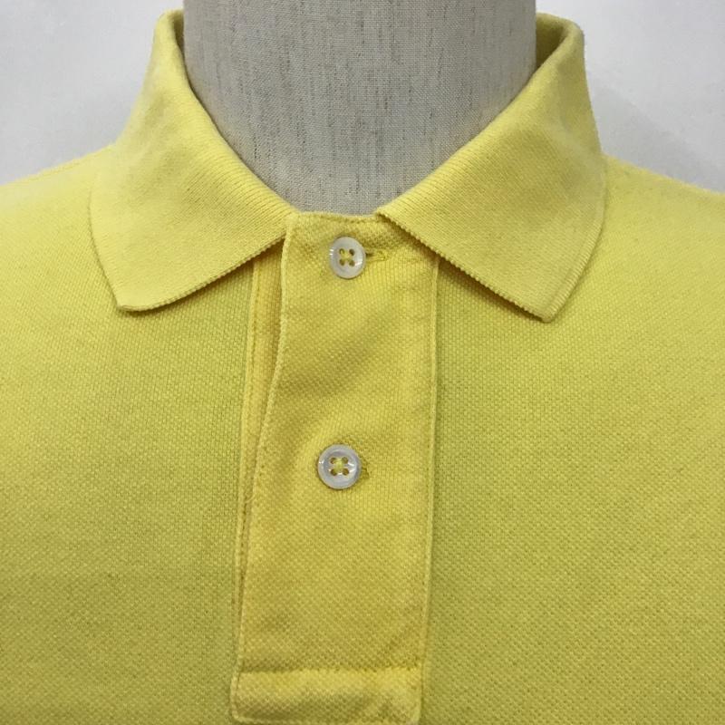 ポロバイラルフローレン Polo by RALPH LAUREN ポロシャツ 半袖 KK-RL-IM-0215 SLIM FIT M ワンポイント 黄 / イエロー / メンズ USED 古着 中古 10093817