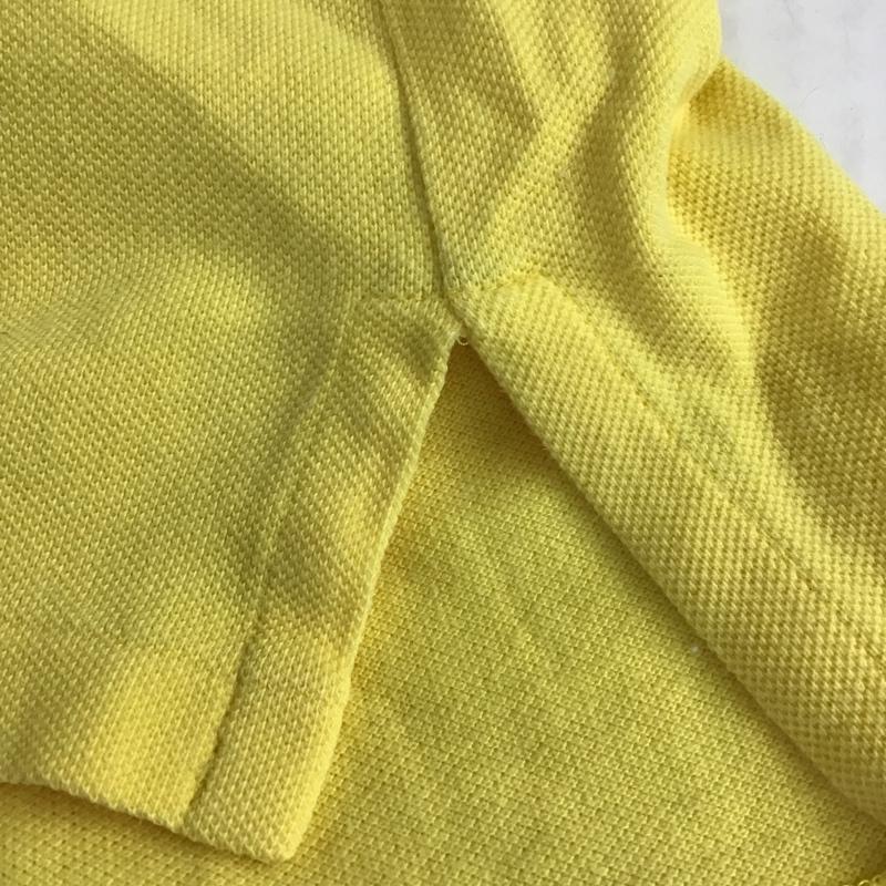 ポロバイラルフローレン Polo by RALPH LAUREN ポロシャツ 半袖 KK-RL-IM-0215 SLIM FIT M ワンポイント 黄 / イエロー / メンズ USED 古着 中古 10093817