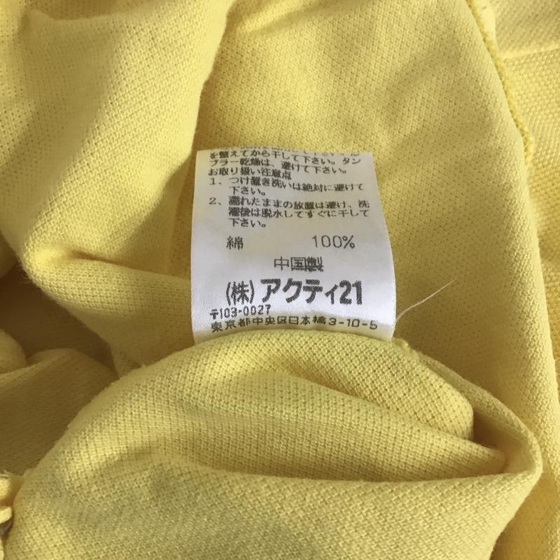 ポロバイラルフローレン Polo by RALPH LAUREN ポロシャツ 半袖 KK-RL-IM-0215 SLIM FIT M ワンポイント 黄 / イエロー / メンズ USED 古着 中古 10093817