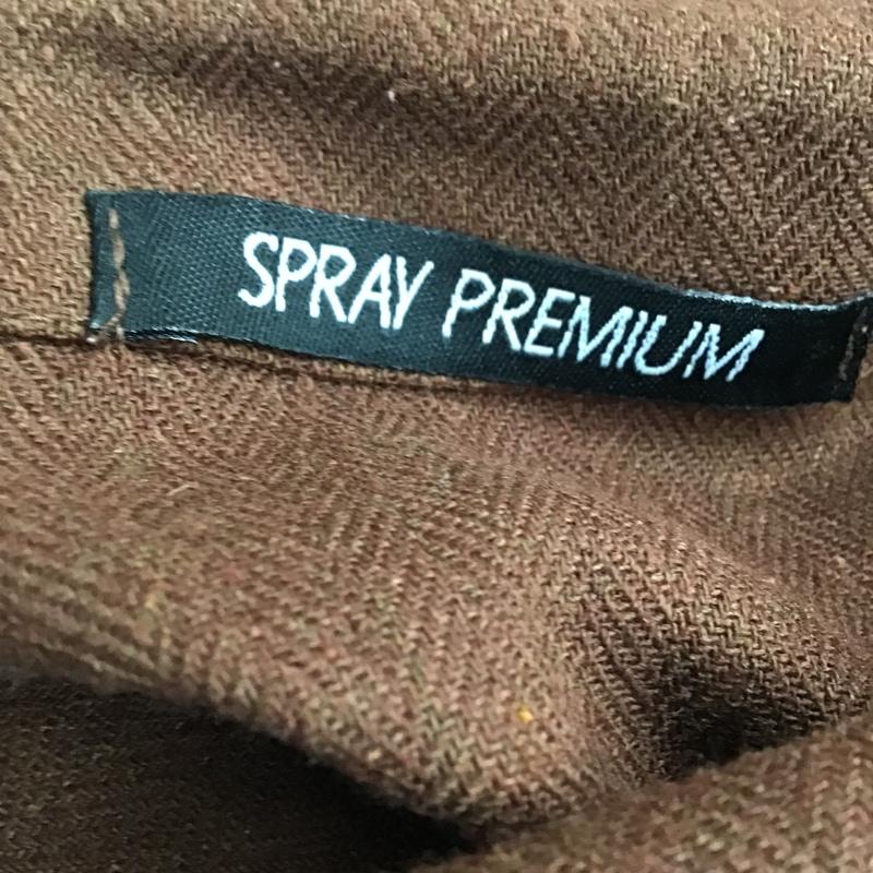 スプレイプレミアム SPRAYPREMIUM ジャケット、上着 ジャケット、ブレザー 無地 茶 / ブラウン / レディース USED 古着 中古 10093878