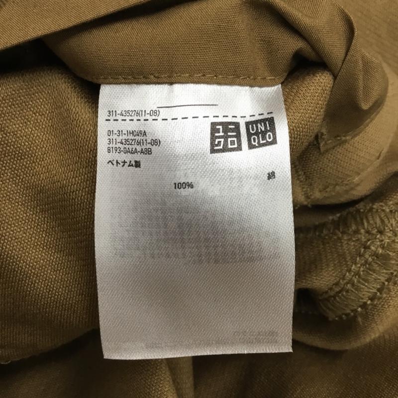 ユニクロ UNIQLO ジャケット、上着 ジャケット、ブレザー 311-435276 ジャージーシャツジャケット M 無地 キャメル / キャメル / メンズ USED 古着 中古 10093912