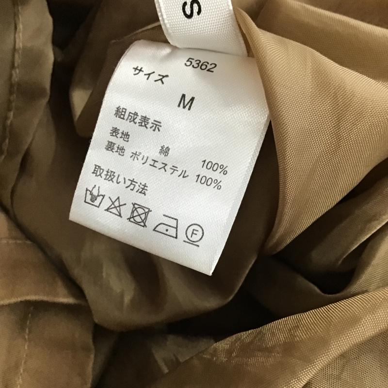 アルシーヴ archives シャツワンピース 長袖 5362 ロング丈 M 無地 茶 / ブラウン / レディース USED 古着 中古 10093997