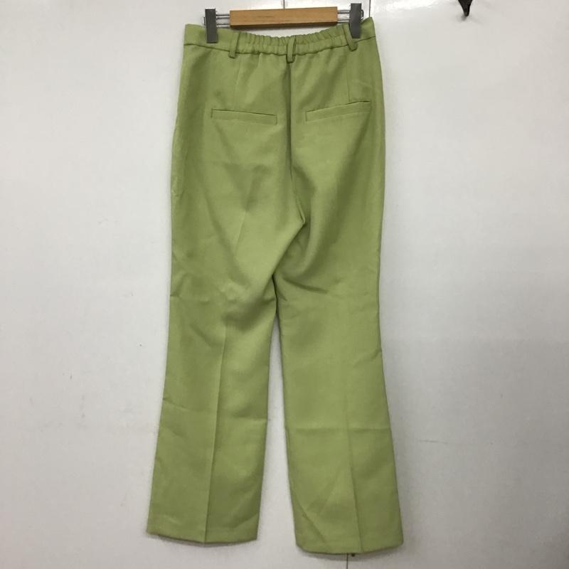 ローリーズファーム LOWRYS FARM パンツ スラックス LF521013TK カラーストレートパンツ L 無地 薄緑 / ライトグリーン / レディース USED 古着 中古 10094002