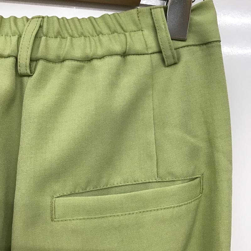 ローリーズファーム LOWRYS FARM パンツ スラックス LF521013TK カラーストレートパンツ L 無地 薄緑 / ライトグリーン / レディース USED 古着 中古 10094002