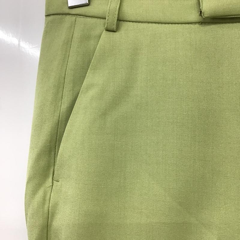 ローリーズファーム LOWRYS FARM パンツ スラックス LF521013TK カラーストレートパンツ L 無地 薄緑 / ライトグリーン / レディース USED 古着 中古 10094002