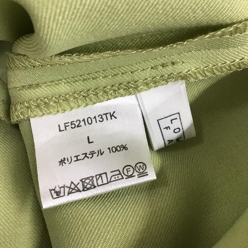 ローリーズファーム LOWRYS FARM パンツ スラックス LF521013TK カラーストレートパンツ L 無地 薄緑 / ライトグリーン / レディース USED 古着 中古 10094002