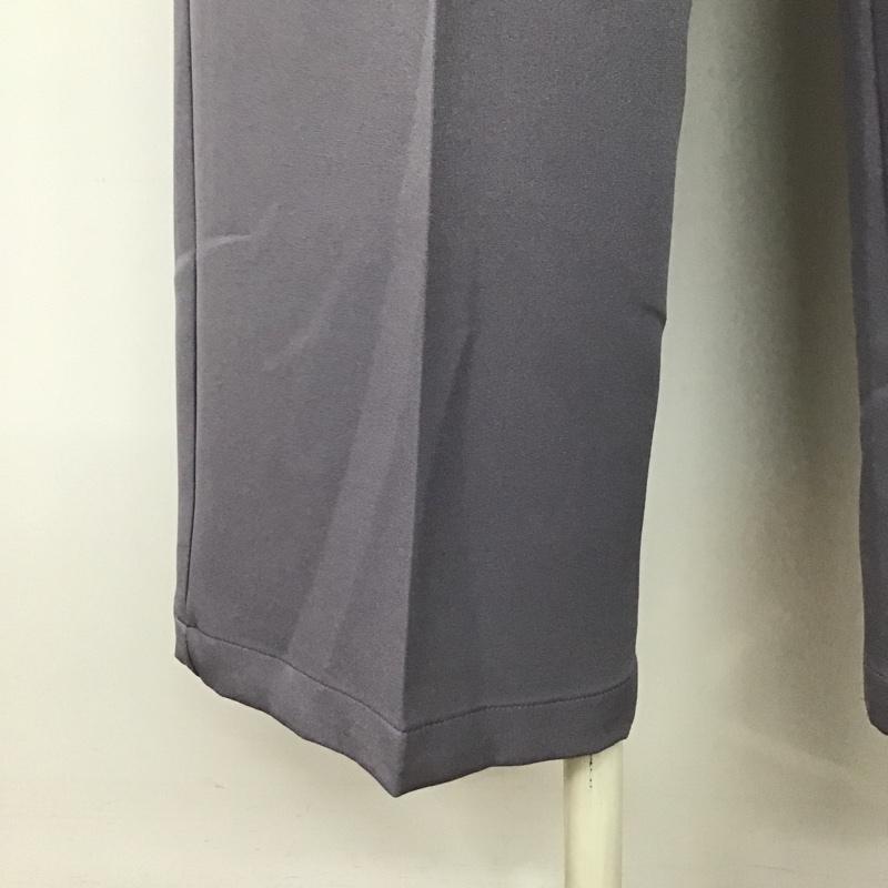 フォルクシー forksy. パンツ スラックス F0pt684 タック入り L 無地 紫 / パープル / レディース USED 古着 中古 10094010