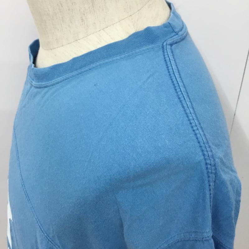 アール・ニューボールド R.NEWBOLD Tシャツ 半袖 プリントTシャツ 半袖カットソー XL ロゴ、文字 青 / ブルー / メンズ USED 古着 中古 10094034