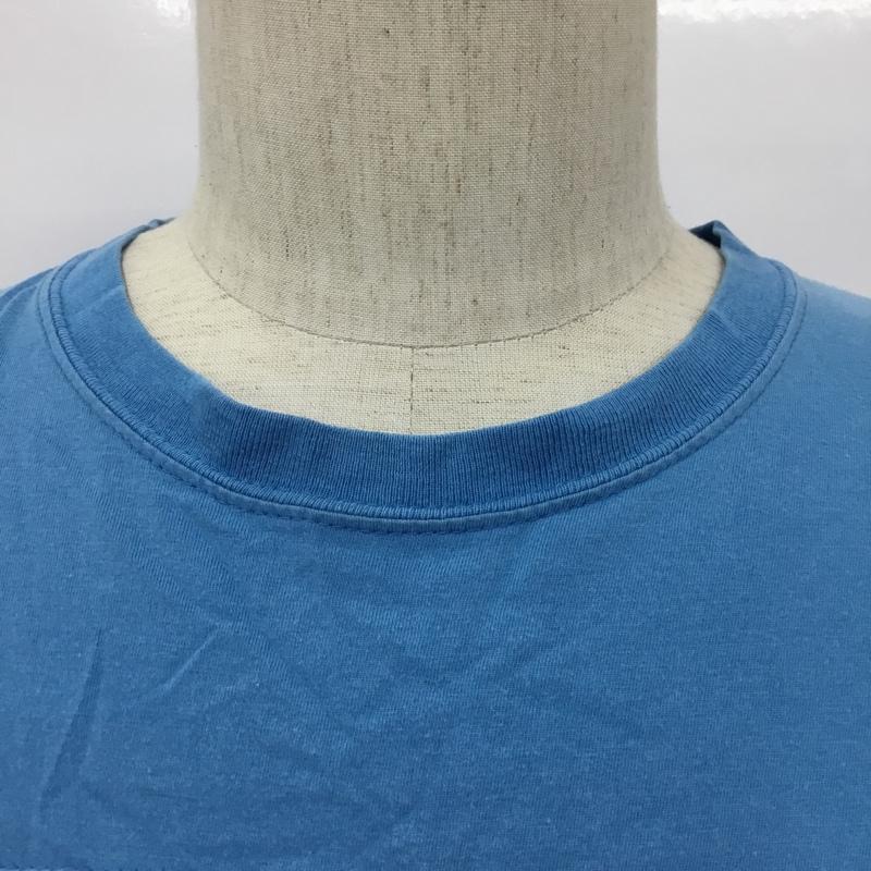 アール・ニューボールド R.NEWBOLD Tシャツ 半袖 プリントTシャツ 半袖カットソー XL ロゴ、文字 青 / ブルー / メンズ USED 古着 中古 10094034