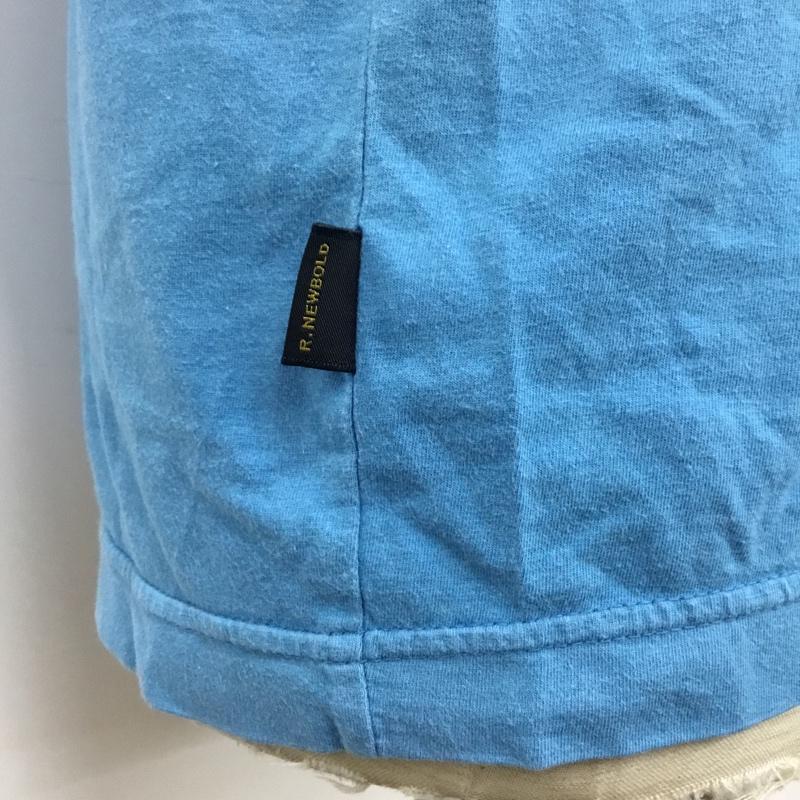 アール・ニューボールド R.NEWBOLD Tシャツ 半袖 プリントTシャツ 半袖カットソー XL ロゴ、文字 青 / ブルー / メンズ USED 古着 中古 10094034