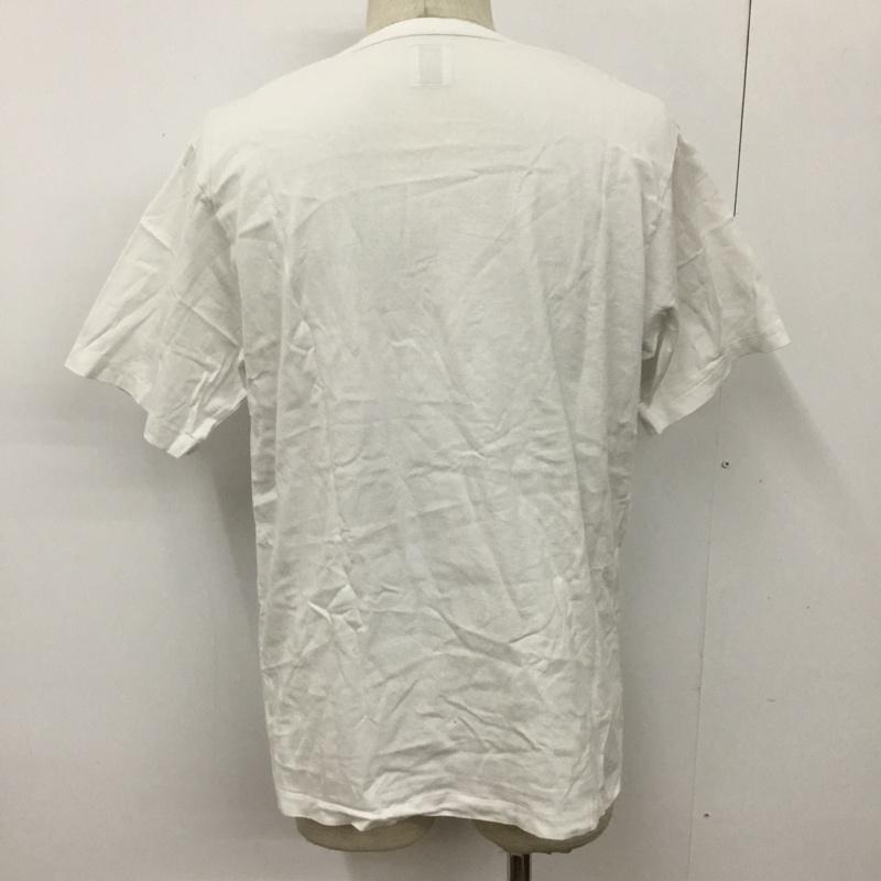 アール・ニューボールド R.NEWBOLD Tシャツ 半袖 プリントTシャツ 半袖カットソー XL 花柄 X プリント 白 / ホワイト / メンズ USED 古着 中古 10094035