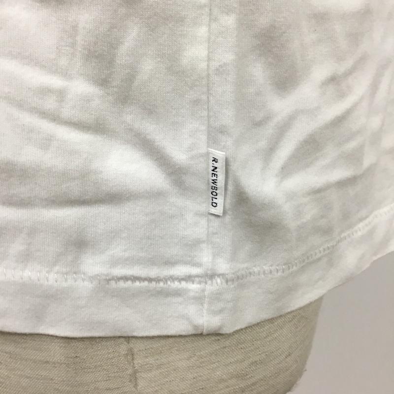 アール・ニューボールド R.NEWBOLD Tシャツ 半袖 プリントTシャツ 半袖カットソー XL 花柄 X プリント 白 / ホワイト / メンズ USED 古着 中古 10094035