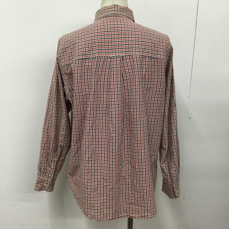 チャップス CHAPS シャツ、ブラウス 長袖 ギンガムチェックシャツ ボタンダウンシャツ 長袖シャツ M ワンポイント X 刺繍 マルチカラー / マルチカラー / メンズ USED 古着 中古 10094036