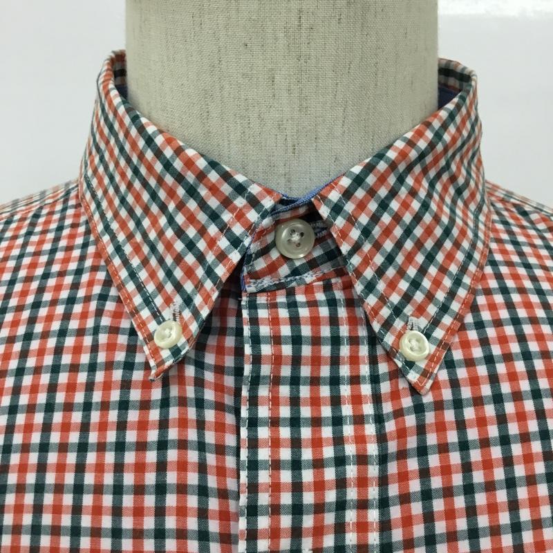 チャップス CHAPS シャツ、ブラウス 長袖 ギンガムチェックシャツ ボタンダウンシャツ 長袖シャツ M ワンポイント X 刺繍 マルチカラー / マルチカラー / メンズ USED 古着 中古 10094036