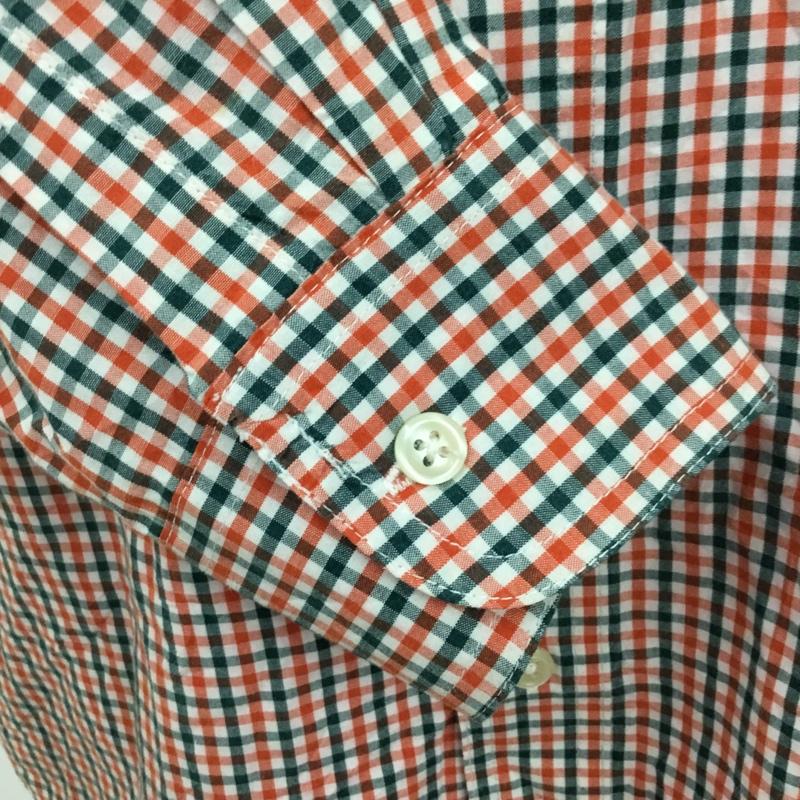 チャップス CHAPS シャツ、ブラウス 長袖 ギンガムチェックシャツ ボタンダウンシャツ 長袖シャツ M ワンポイント X 刺繍 マルチカラー / マルチカラー / メンズ USED 古着 中古 10094036