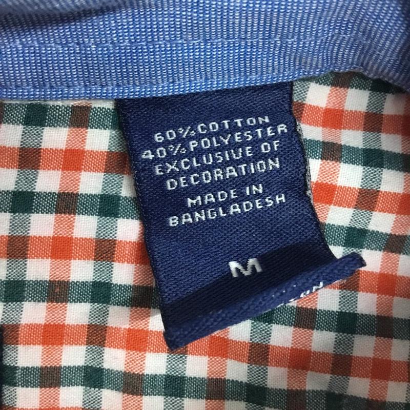 チャップス CHAPS シャツ、ブラウス 長袖 ギンガムチェックシャツ ボタンダウンシャツ 長袖シャツ M ワンポイント X 刺繍 マルチカラー / マルチカラー / メンズ USED 古着 中古 10094036