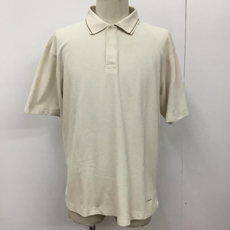 パタゴニア patagonia ポロシャツ 半袖 半袖カットソー 半袖ポロシャツ S 無地 ベージュ / ベージュ / メンズ USED 古着 中古 10094037