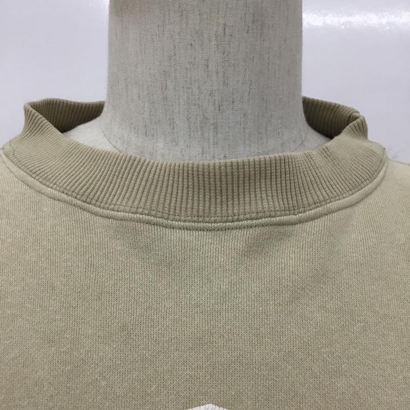 ナイキ NIKE トレーナー 長袖 スウェット 長袖カットソー スポーツウェア M ロゴ、文字 X プリント ベージュ / ベージュ / メンズ USED 古着 中古 10094041