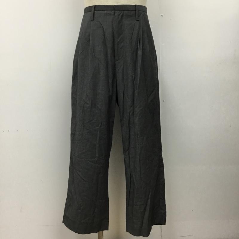ハレ HARE パンツ スラックス ワイドパンツ ストレートパンツ カジュアルパンツ スラックス S 無地 灰 / グレー / メンズ USED 古着 中古 10094042