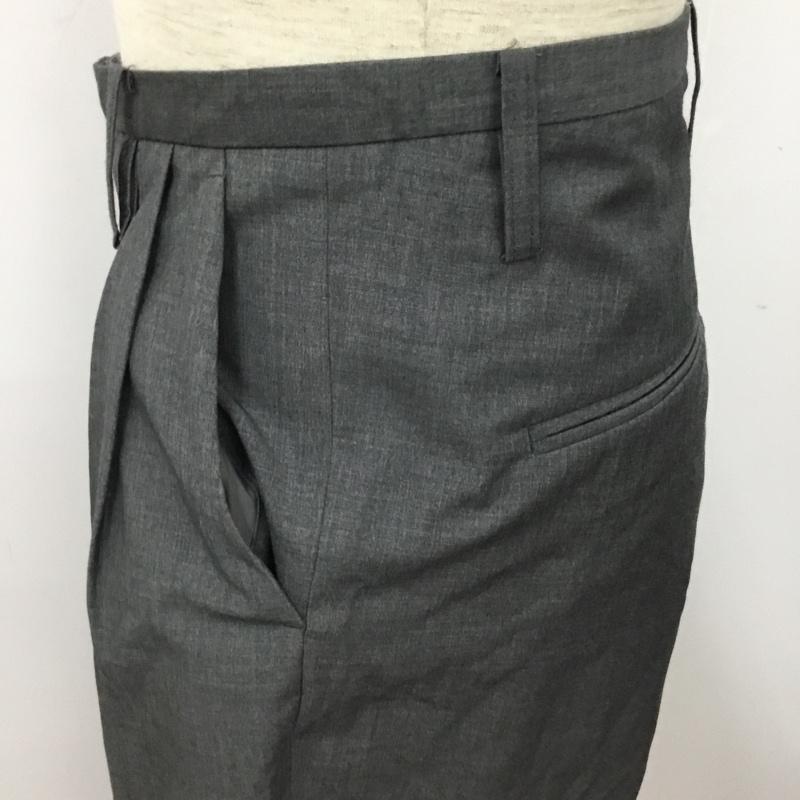 ハレ HARE パンツ スラックス ワイドパンツ ストレートパンツ カジュアルパンツ スラックス S 無地 灰 / グレー / メンズ USED 古着 中古 10094042