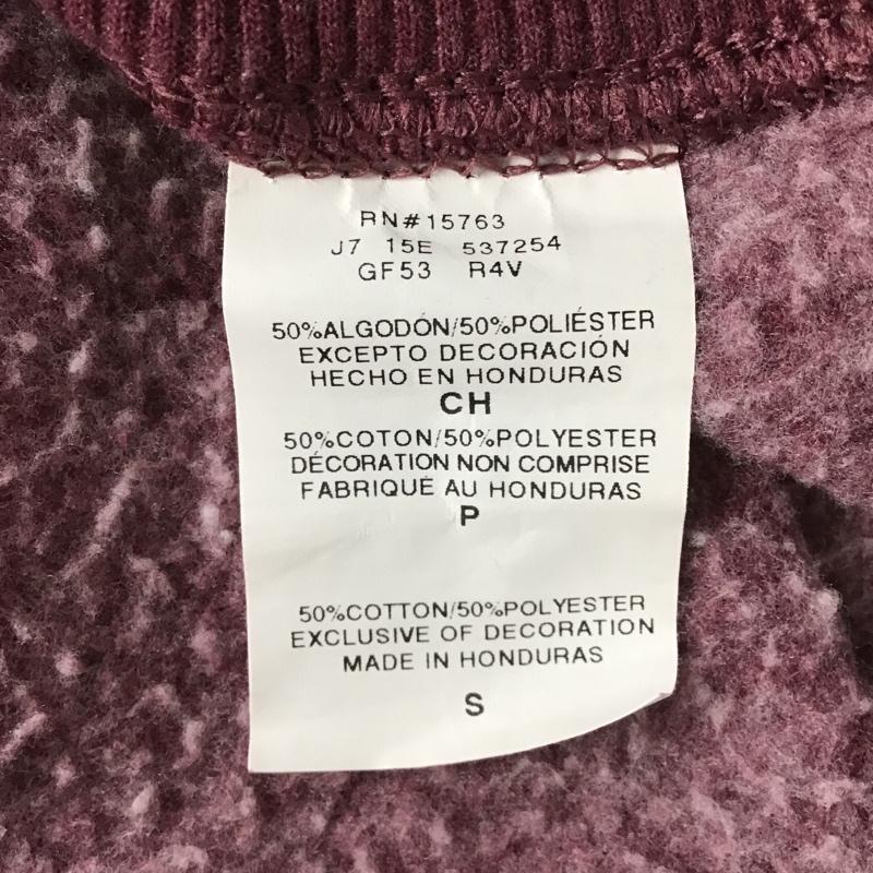 チャンピオン Champion パーカー 長袖 フード付きパーカー 長袖スウェット M ロゴ、文字 えんじ / ワインレッド / メンズ USED 古着 中古 10094044