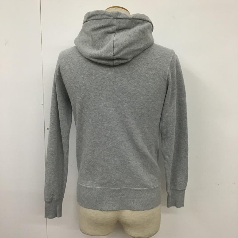 チャンピオン Champion パーカー 長袖 C3-L122 ベーシックプルオーバースウェットパーカー プルパーカー M ロゴ、文字 X プリント 灰 / グレー / メンズ USED 古着 中古 10094047