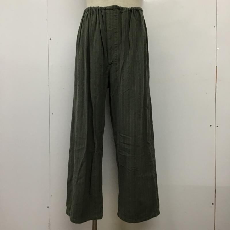 古着 USED セットアップ セットアップ 長袖シャツ ストライプシャツ カジュアルシャツ ワイドパンツ ストライプパンツ M ストライプ カーキ / カーキ / メンズ USED 古着 中古 10094049