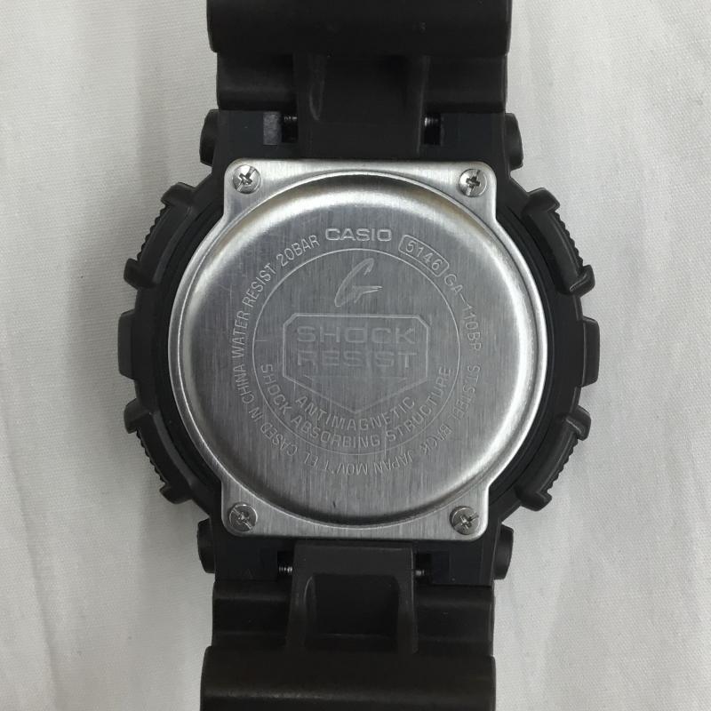 ジーショック G-SHOCK 腕時計 アナログ(クォーツ式) GA-110BR アナデジ 黒 / ブラック / X 金 / ゴールド / メンズ USED 古着 中古 10094057