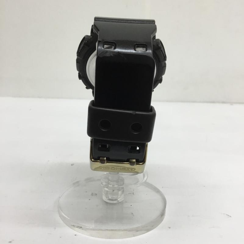 ジーショック G-SHOCK 腕時計 アナログ(クォーツ式) GA-110BR アナデジ 黒 / ブラック / X 金 / ゴールド / メンズ USED 古着 中古 10094057