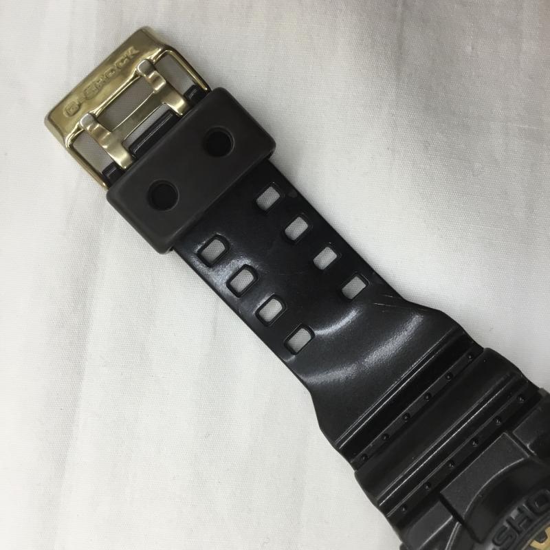 ジーショック G-SHOCK 腕時計 アナログ(クォーツ式) GA-110BR アナデジ 黒 / ブラック / X 金 / ゴールド / メンズ USED 古着 中古 10094057