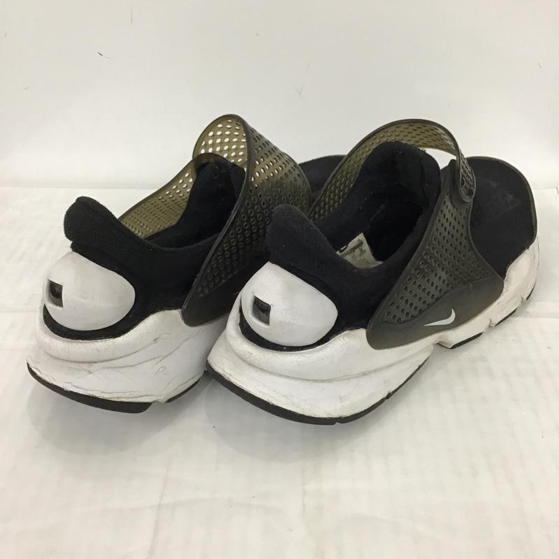 ナイキ NIKE スニーカー スニーカー スリッポン 28cm 28.0cm ワンポイント 黒 / ブラック / X 白 / ホワイト / メンズ USED 古着 中古 10094079