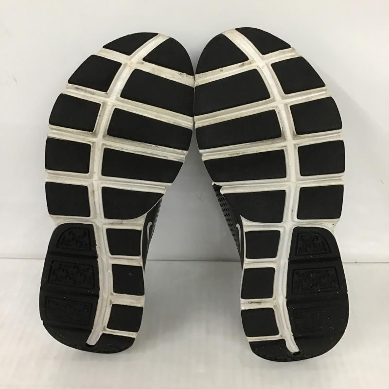 ナイキ NIKE スニーカー スニーカー スリッポン 28cm 28.0cm ワンポイント 黒 / ブラック / X 白 / ホワイト / メンズ USED 古着 中古 10094079