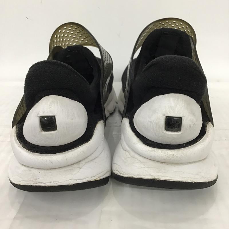 ナイキ NIKE スニーカー スニーカー スリッポン 28cm 28.0cm ワンポイント 黒 / ブラック / X 白 / ホワイト / メンズ USED 古着 中古 10094079