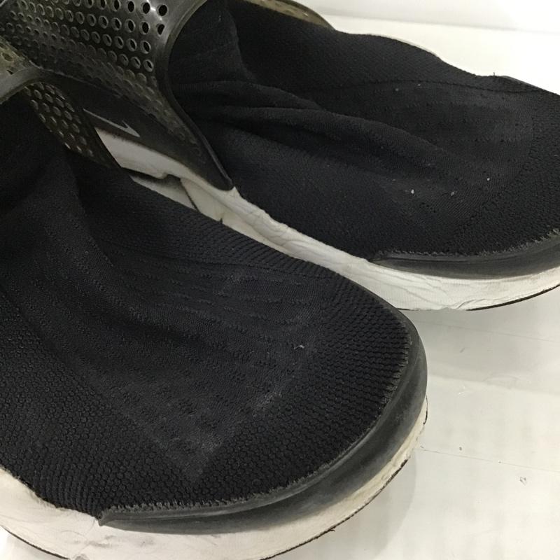 ナイキ NIKE スニーカー スニーカー スリッポン 28cm 28.0cm ワンポイント 黒 / ブラック / X 白 / ホワイト / メンズ USED 古着 中古 10094079
