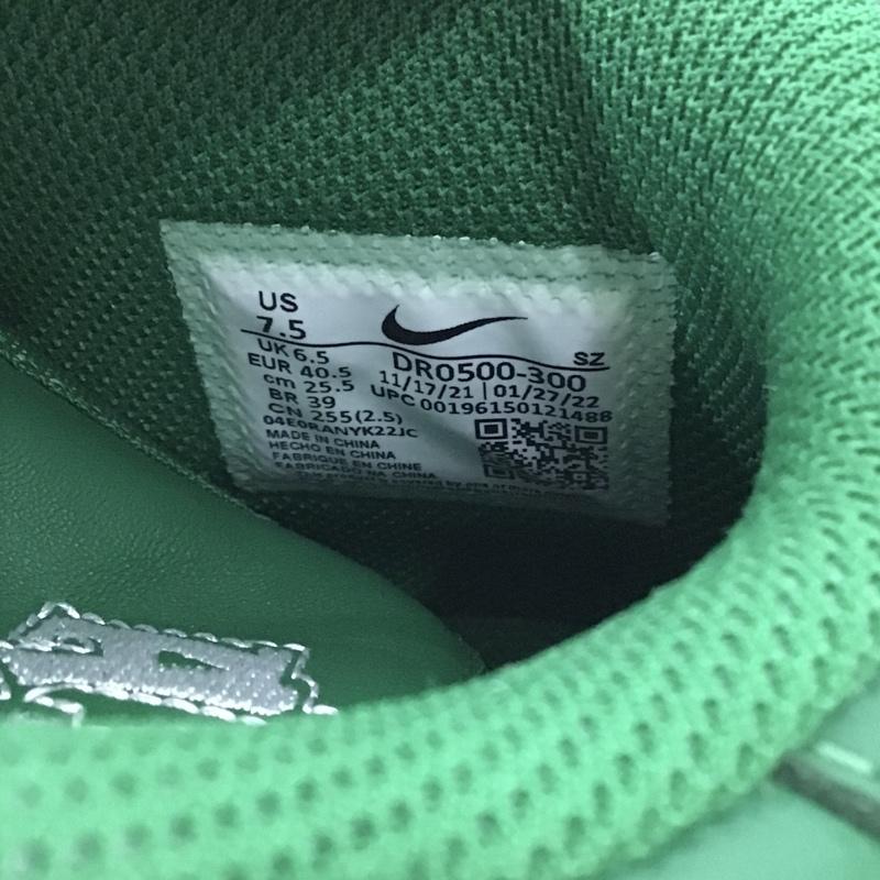 ナイキ NIKE スニーカー スニーカー DR0500 300 AIR FORCE 1 MID SP LTHR 25.5cm 箱有 OFF-WHITE 25.5cm ロゴ、文字 緑 / グリーン / X 白 / ホワイト / メンズ USED 古着 中古 10094087