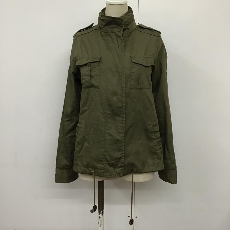 ナチュラルビューティーベーシック NATURAL BEAUTY BASIC ジャケット、上着 ジャケット、ブレザー M 無地 カーキ / カーキ / レディース USED 古着 中古 10094131