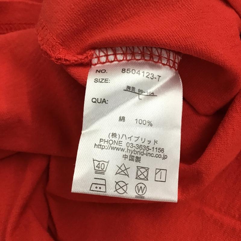 ヴィジョン ストリート ウェア VISION STREET WEAR Tシャツ 半袖 8504123-T クルーネック 胸ポケット L ロゴ、文字 赤 / レッド / メンズ USED 古着 中古 10094137