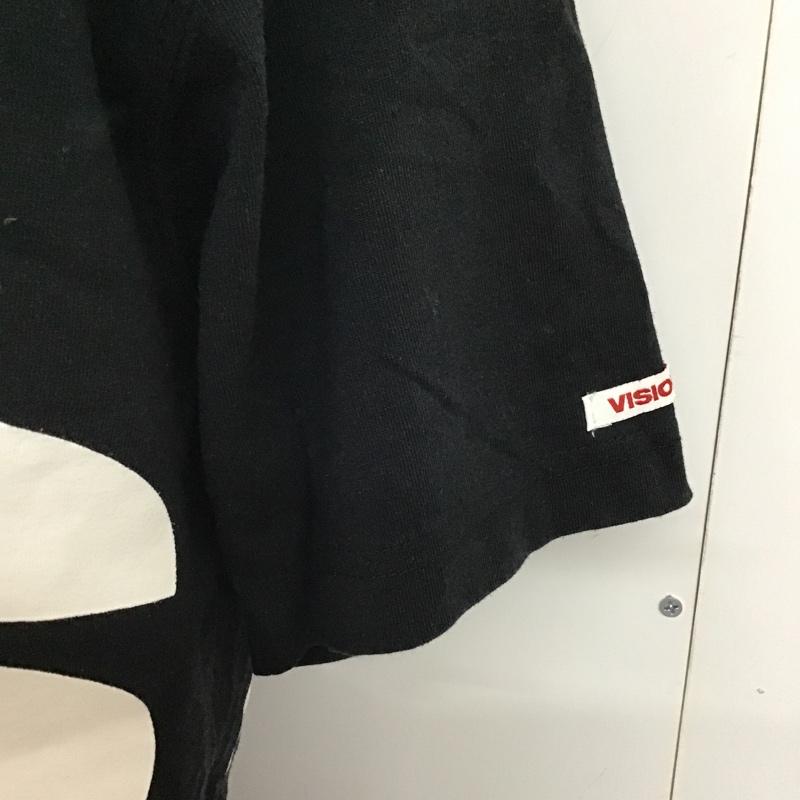 ヴィジョン ストリート ウェア VISION STREET WEAR Tシャツ 半袖 6323152-T クルーネック プリント L ロゴ、文字 黒 / ブラック / メンズ USED 古着 中古 10094140