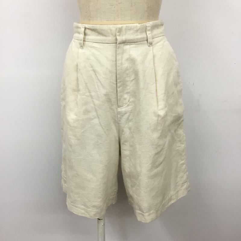 ローリーズファーム LOWRYS FARM セットアップ セットアップ LF622120TK 半袖シャツ ハーフパンツ ショートパンツ FREE 無地 アイボリー / アイボリー / レディース USED 古着 中古 10094180