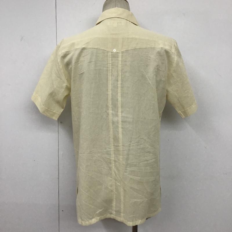 古着 USED シャツ、ブラウス 半袖 半袖シャツ 半袖カットソー ヴィンテージシャツ M 無地 黄 / イエロー / メンズ USED 古着 中古 10094185