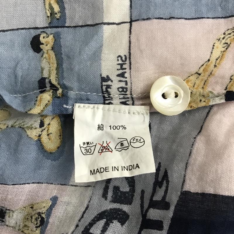 古着 USED シャツ、ブラウス 半袖 ヴィンテージシャツ 半袖シャツ 総柄シャツ 半袖カットソー FREE 総柄 マルチカラー / マルチカラー / メンズ USED 古着 中古 10094220