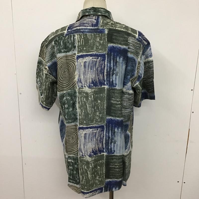 古着 USED シャツ、ブラウス 半袖 ヴィンテージシャツ 半袖シャツ 総柄シャツ 半袖カットソー L 総柄 マルチカラー / マルチカラー / メンズ USED 古着 中古 10094222