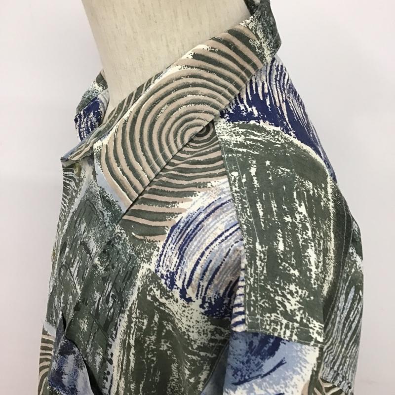 古着 USED シャツ、ブラウス 半袖 ヴィンテージシャツ 半袖シャツ 総柄シャツ 半袖カットソー L 総柄 マルチカラー / マルチカラー / メンズ USED 古着 中古 10094222