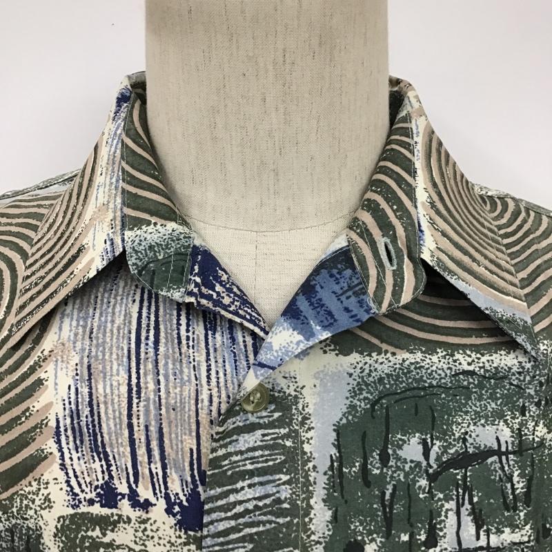 古着 USED シャツ、ブラウス 半袖 ヴィンテージシャツ 半袖シャツ 総柄シャツ 半袖カットソー L 総柄 マルチカラー / マルチカラー / メンズ USED 古着 中古 10094222