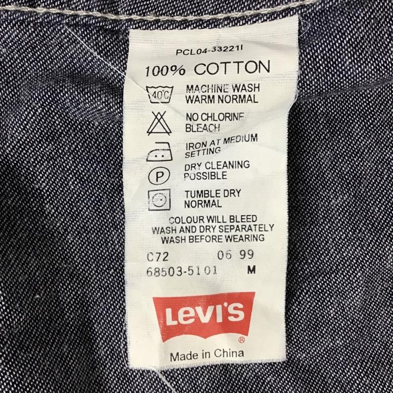 リーバイストラウスアンドコー Levi Strauss & co. シャツ、ブラウス 長袖 PCL04-33221l ボタン長袖シャツ デニムシャツ M 無地 インディゴ / インディゴ /  メンズ USED 古着 中古 10094228