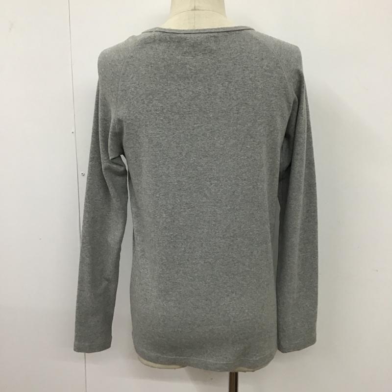 ユニバーサルスタイルウェア UNIVERSAL STYLE WEAR カットソー 長袖 長袖カットソー クルーネックカットソー ラグラン L 無地 灰 / グレー / メンズ USED 古着 中古 10094229