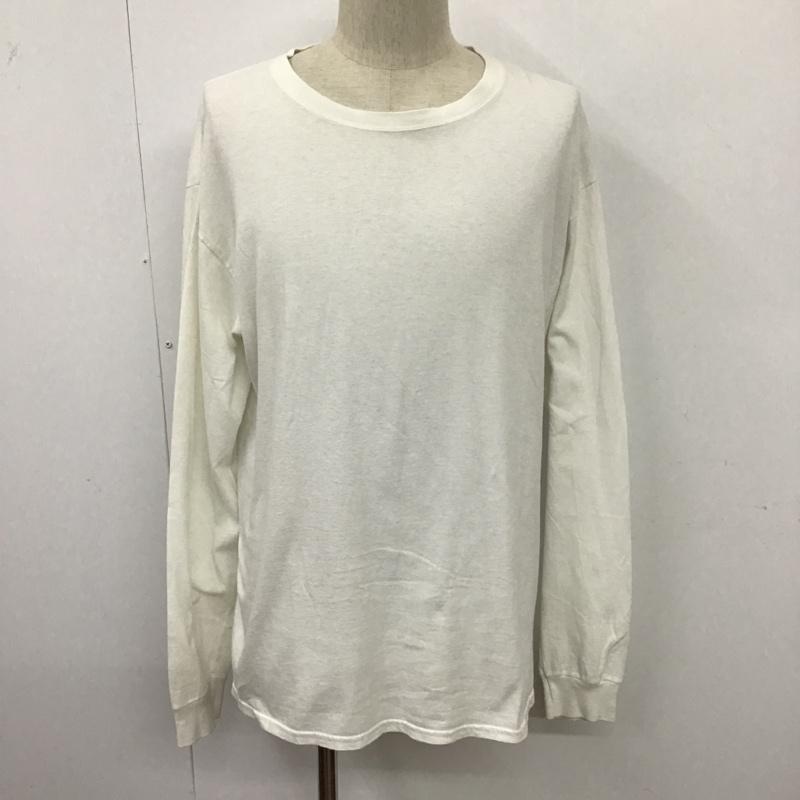 チャンピオン Champion カットソー 長袖 長袖カットソー クルーネックカットソー L 無地 白 / ホワイト / メンズ USED 古着 中古 10094233