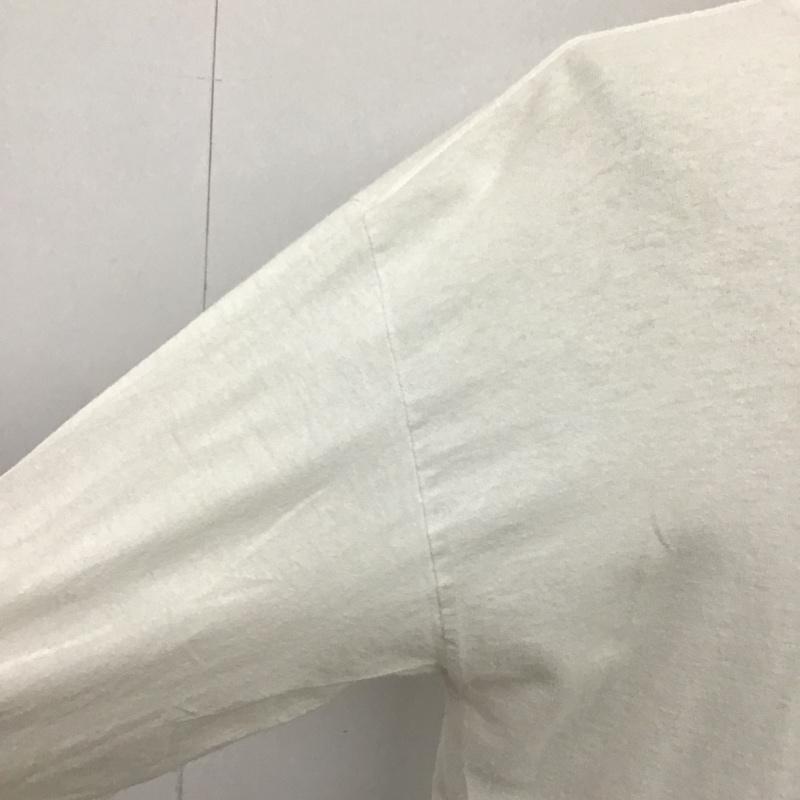 チャンピオン Champion カットソー 長袖 長袖カットソー クルーネックカットソー L 無地 白 / ホワイト / メンズ USED 古着 中古 10094233