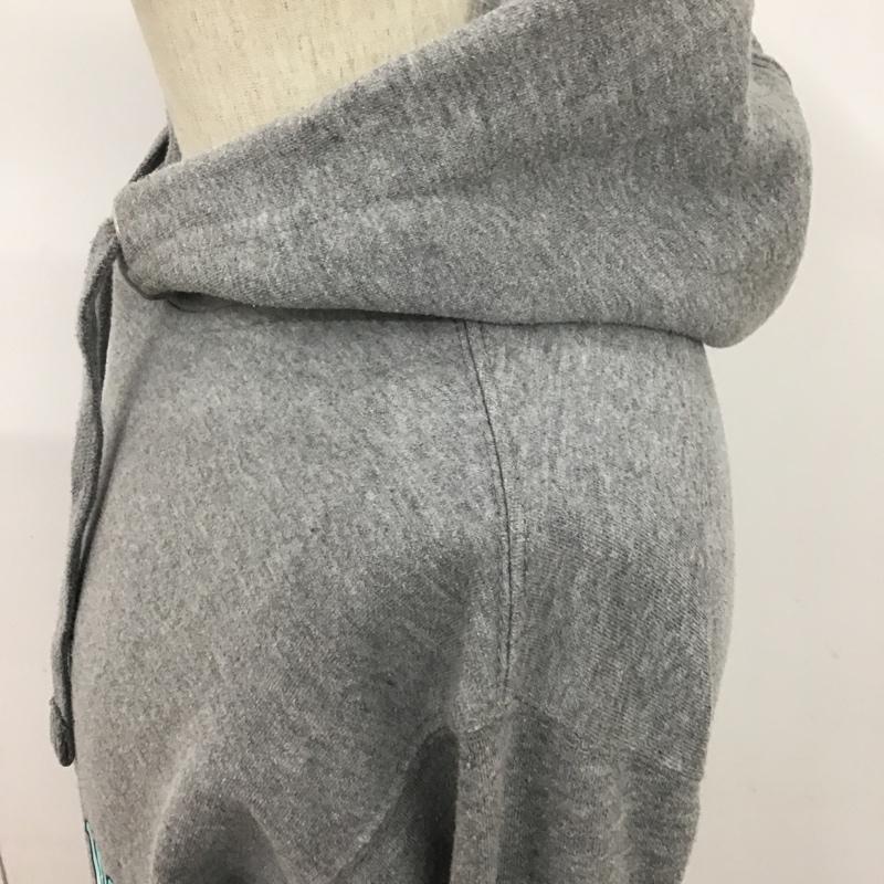 古着 USED パーカー 長袖 フード付きパーカー 長袖パーカー FREE プリント 灰 / グレー / メンズ USED 古着 中古 10094236