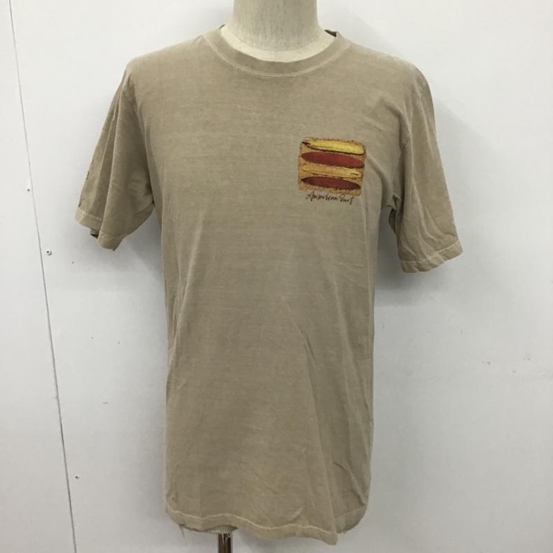 古着 USED Tシャツ 半袖 プリントTシャツ 半袖カットソー ヴィンテージシャツ S プリント ベージュ / ベージュ / メンズ USED 古着 中古 10094238